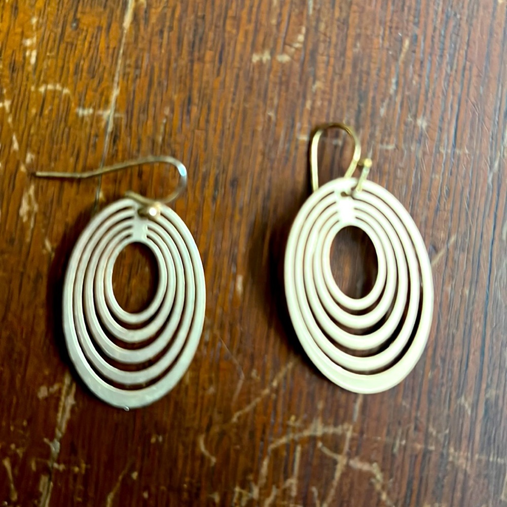 3/$11 Small Gold Thumbprint Earring